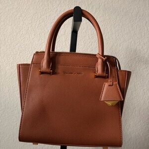 Charles and Keith Trapeze Top Handle Bag